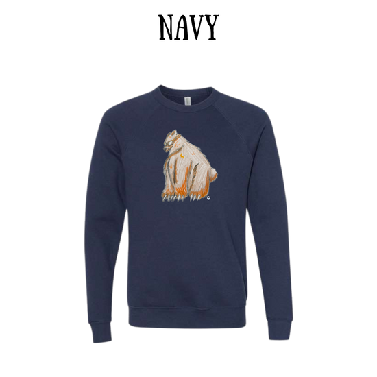 AC - Muscle Bear - Sponge Fleece Raglan Sweatshirt - Blues, Purples