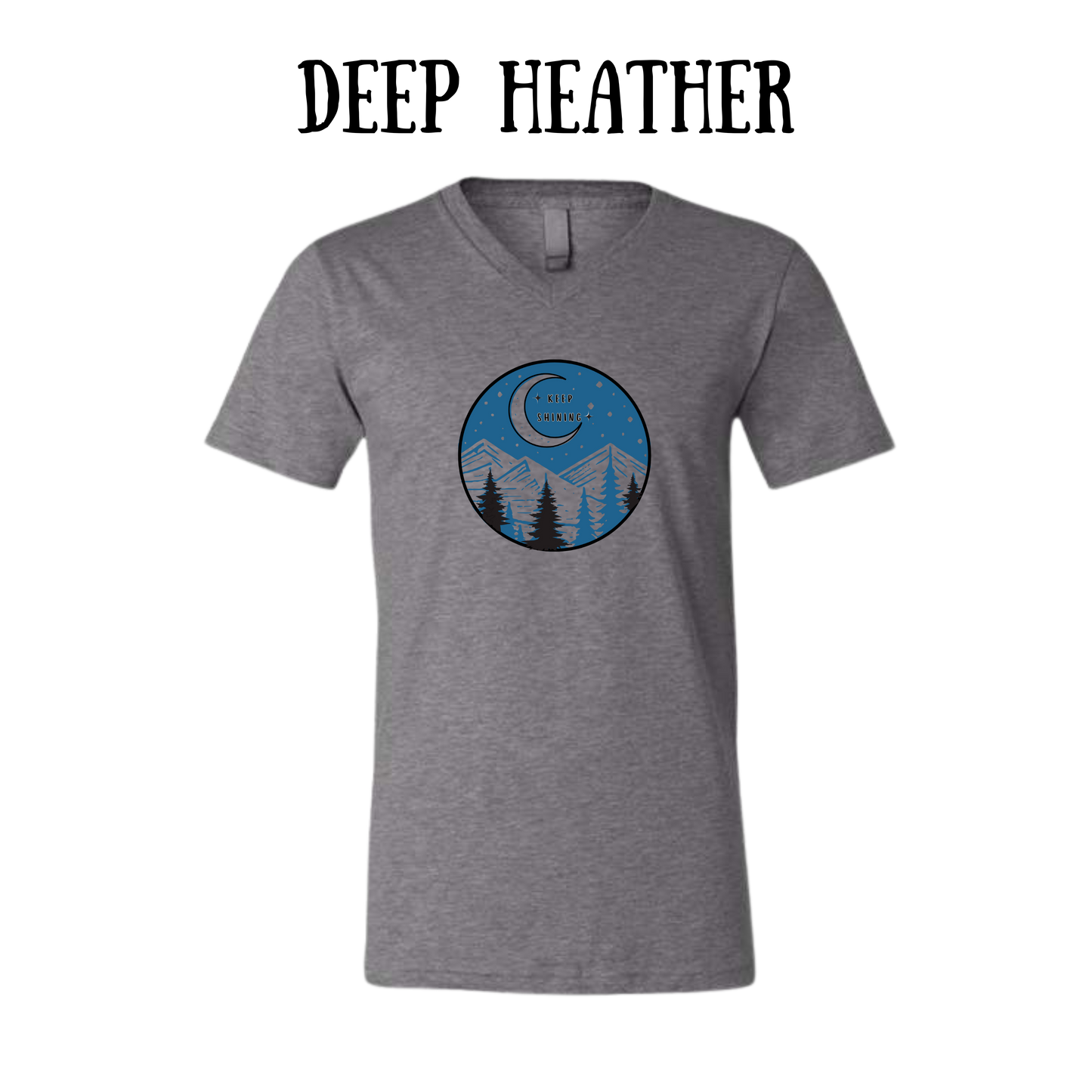 OP - Keep Shining - Unisex V-Neck - Neutral Colors