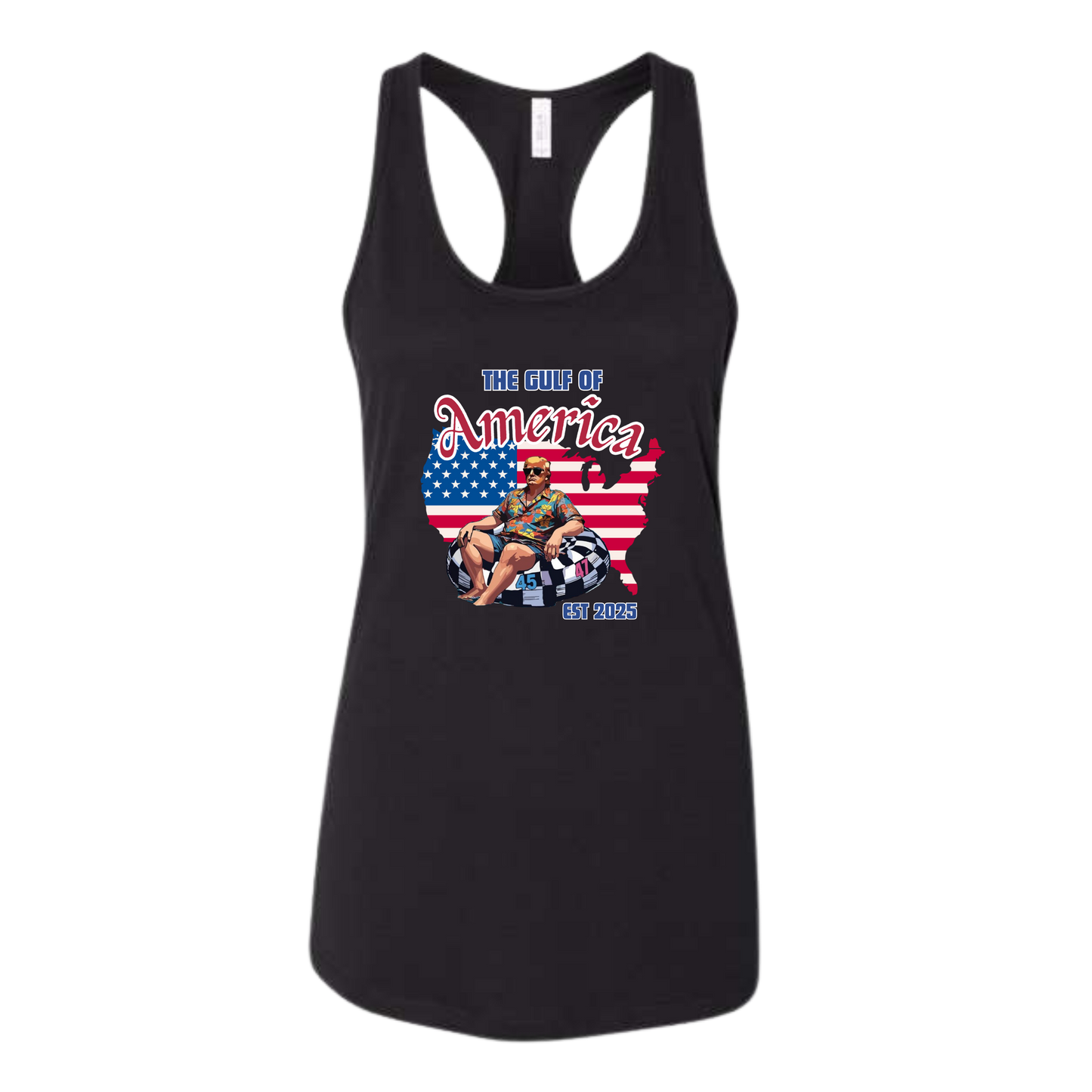 The Gulf of America - Bella+Canvas - Women's Jersey Racerback Tank