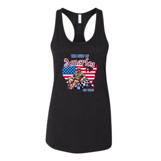 The Gulf of America - Bella+Canvas - Women's Jersey Racerback Tank
