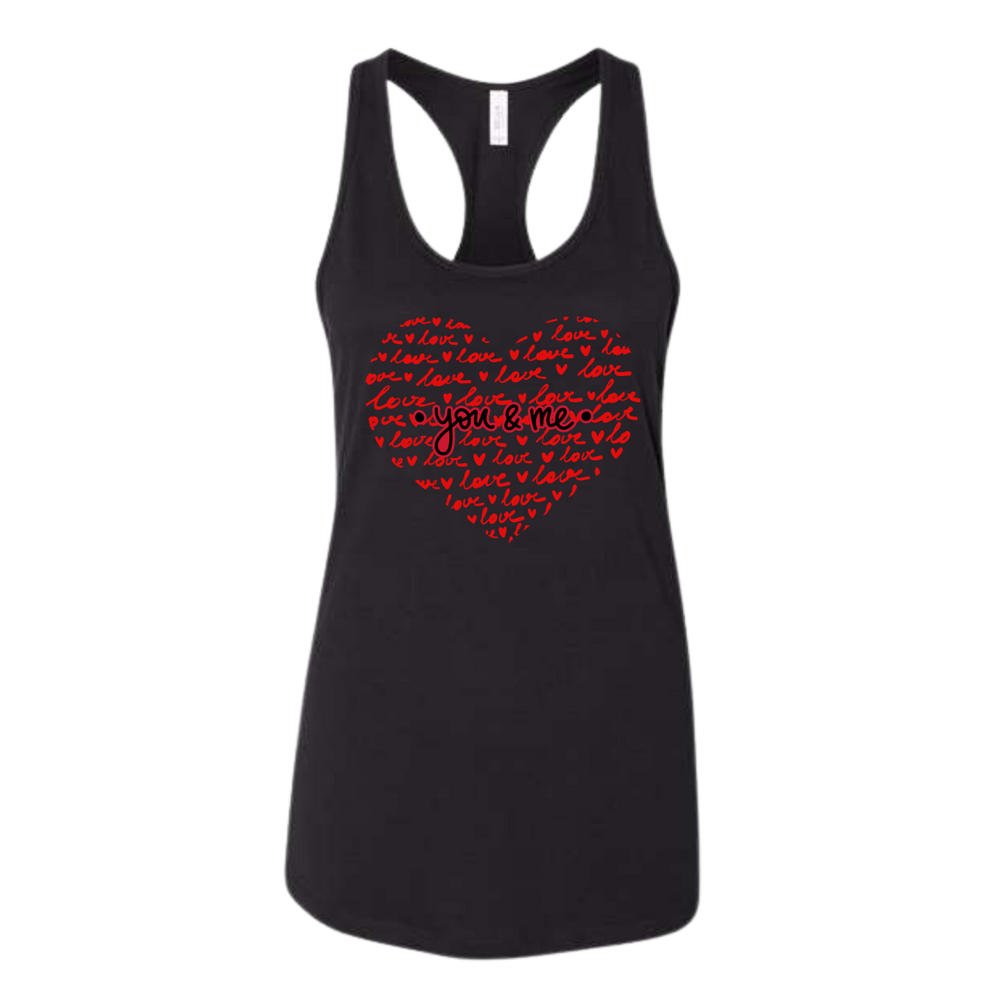 You & Me - Bella+Canvas - Women's Jersey Racerback Tank