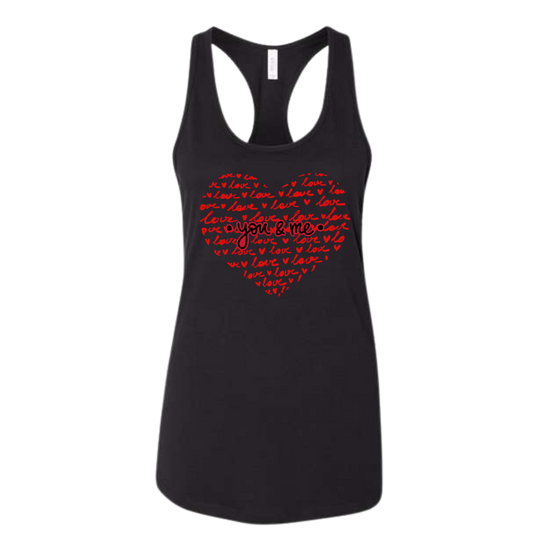 You & Me - Bella+Canvas - Women's Jersey Racerback Tank