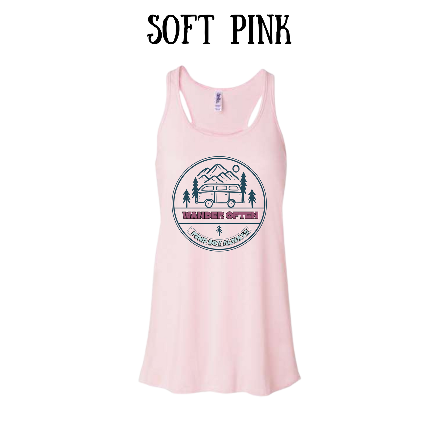 CP - Wander Often - Women's Flowy Racerback Tank