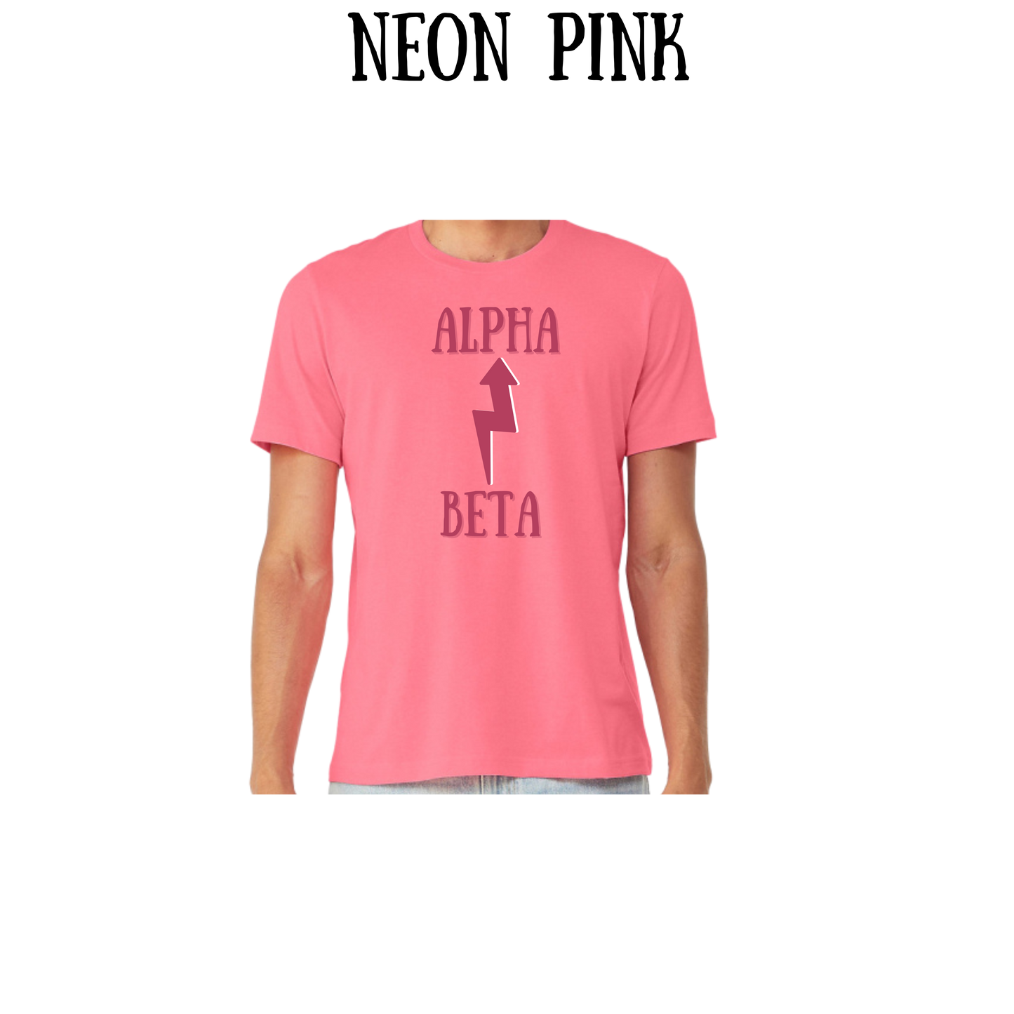 Beta to Alpha - Unisex Tee - Pinks, Purples, Neutrals