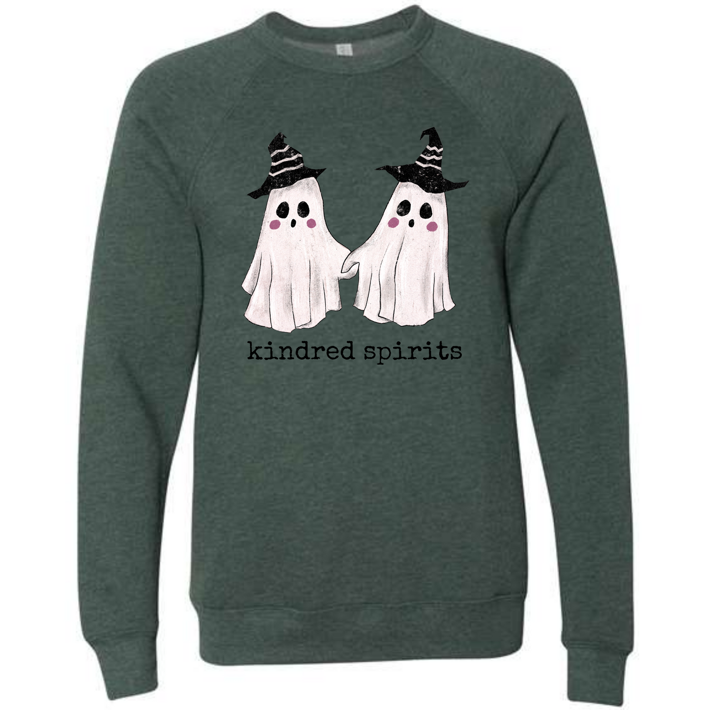 Kindred Spirits - Sponge Fleece Raglan Sweatshirt - Greens, Neutrals
