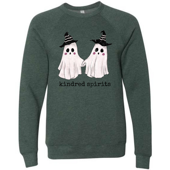 Kindred Spirits - Sponge Fleece Raglan Sweatshirt - Greens, Neutrals