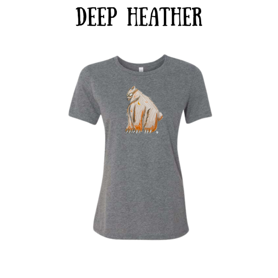 AC - Muscle Bear - Women's Relaxed Fit Tee - Neutrals