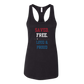 Saved. Free. Loud & Proud - Bella+Canvas - Women's Jersey Racerback Tank