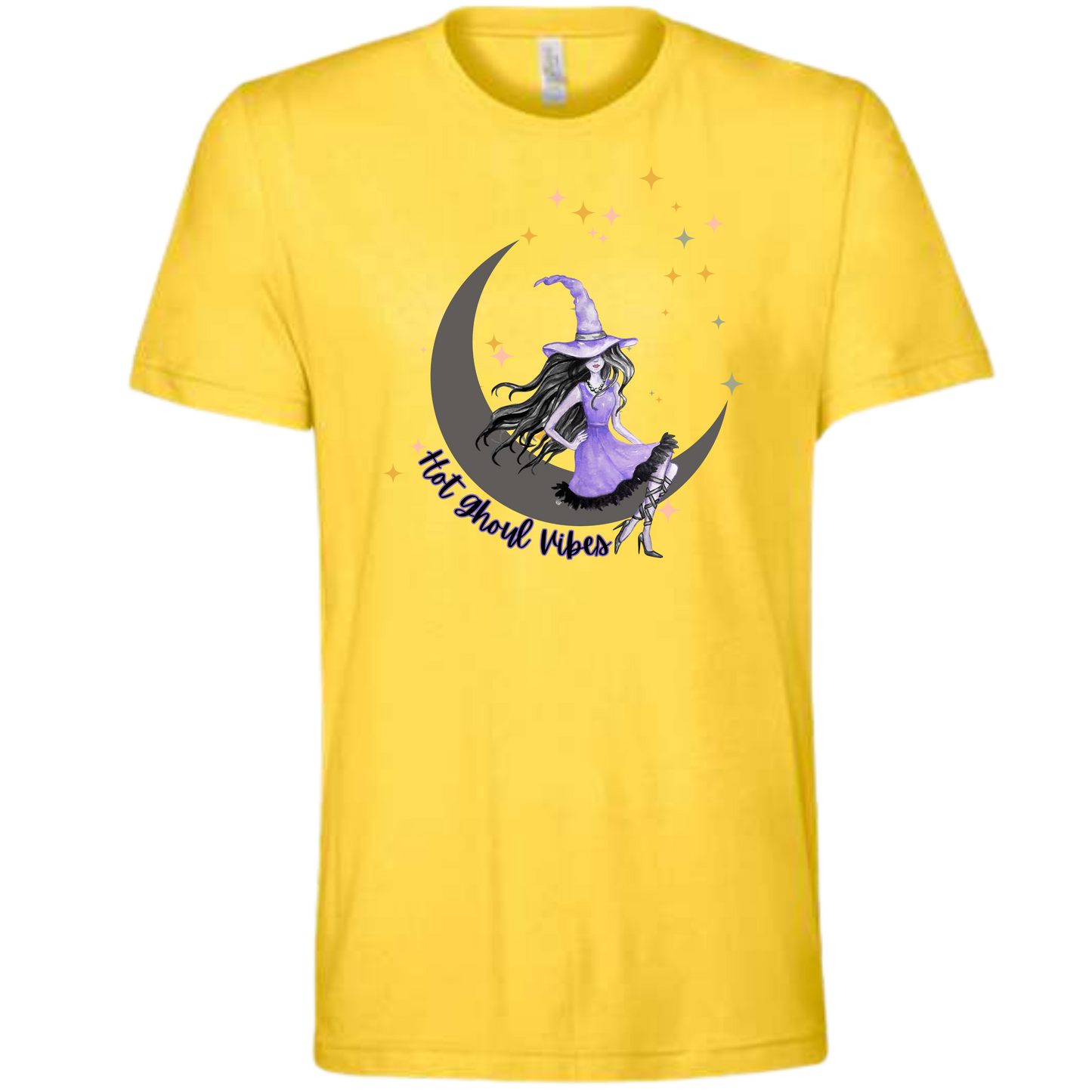 Hot Ghoul Vibes - Unisex Tee - Yellows