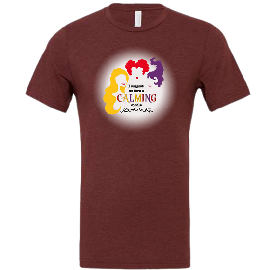 Calming Circle - Unisex Tee - Reds