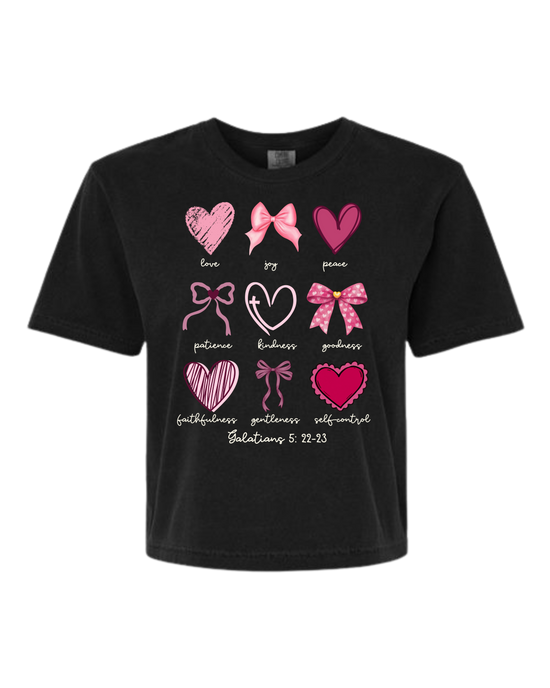 Galatians 5 - Valentines - Comfort Colors - Boxy T - Assorted Colors