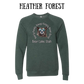CP - Bear Lake Utah - Sponge Fleece Raglan Sweatshirt - Greens, Neutrals