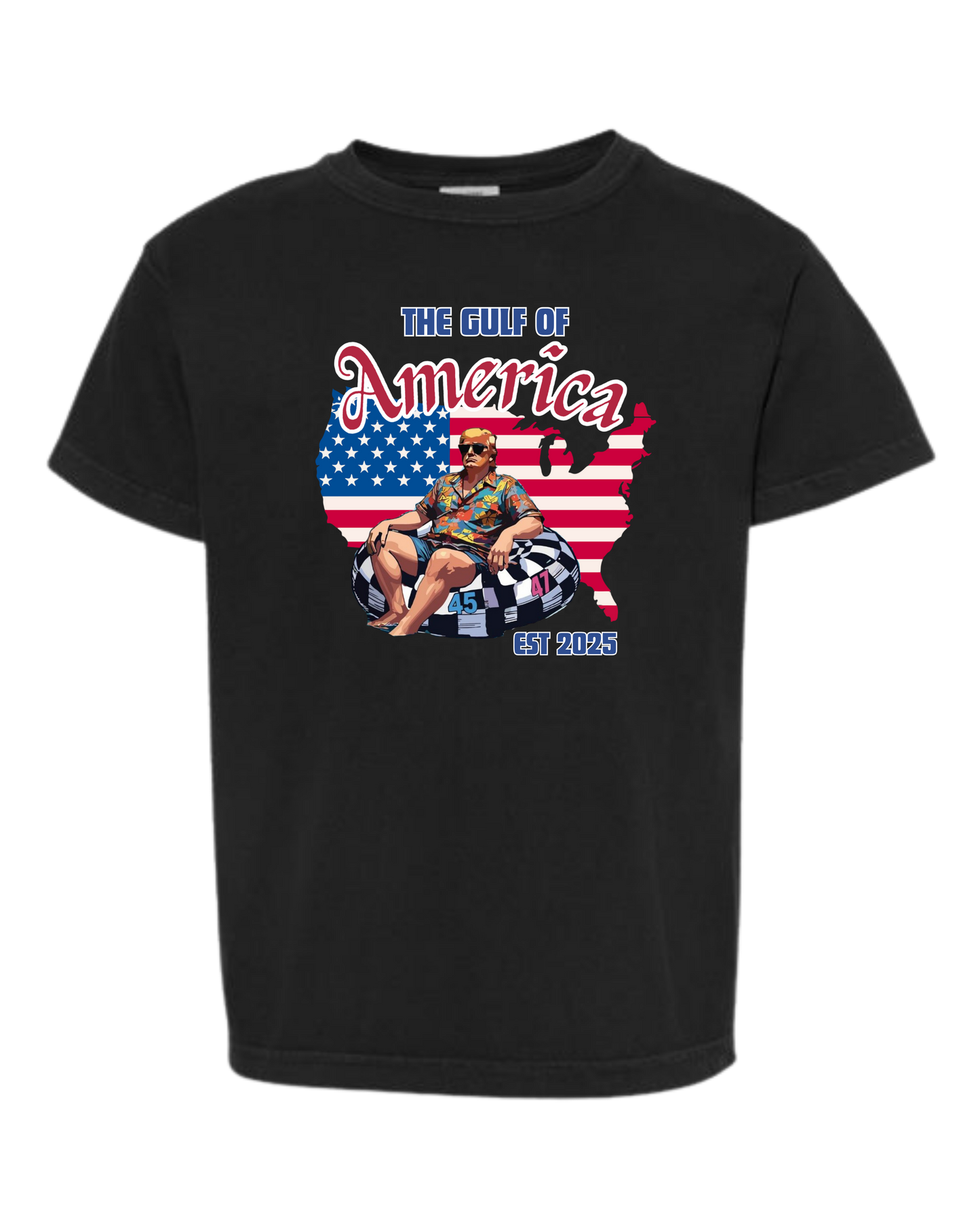 The Gulf of America - Comfort Colors - Heavyweight Youth Tee - Neutral Colors & Blues
