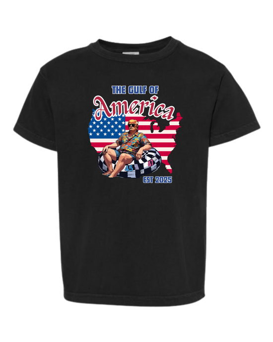 The Gulf of America - Comfort Colors - Heavyweight Youth Tee - Neutral Colors & Blues