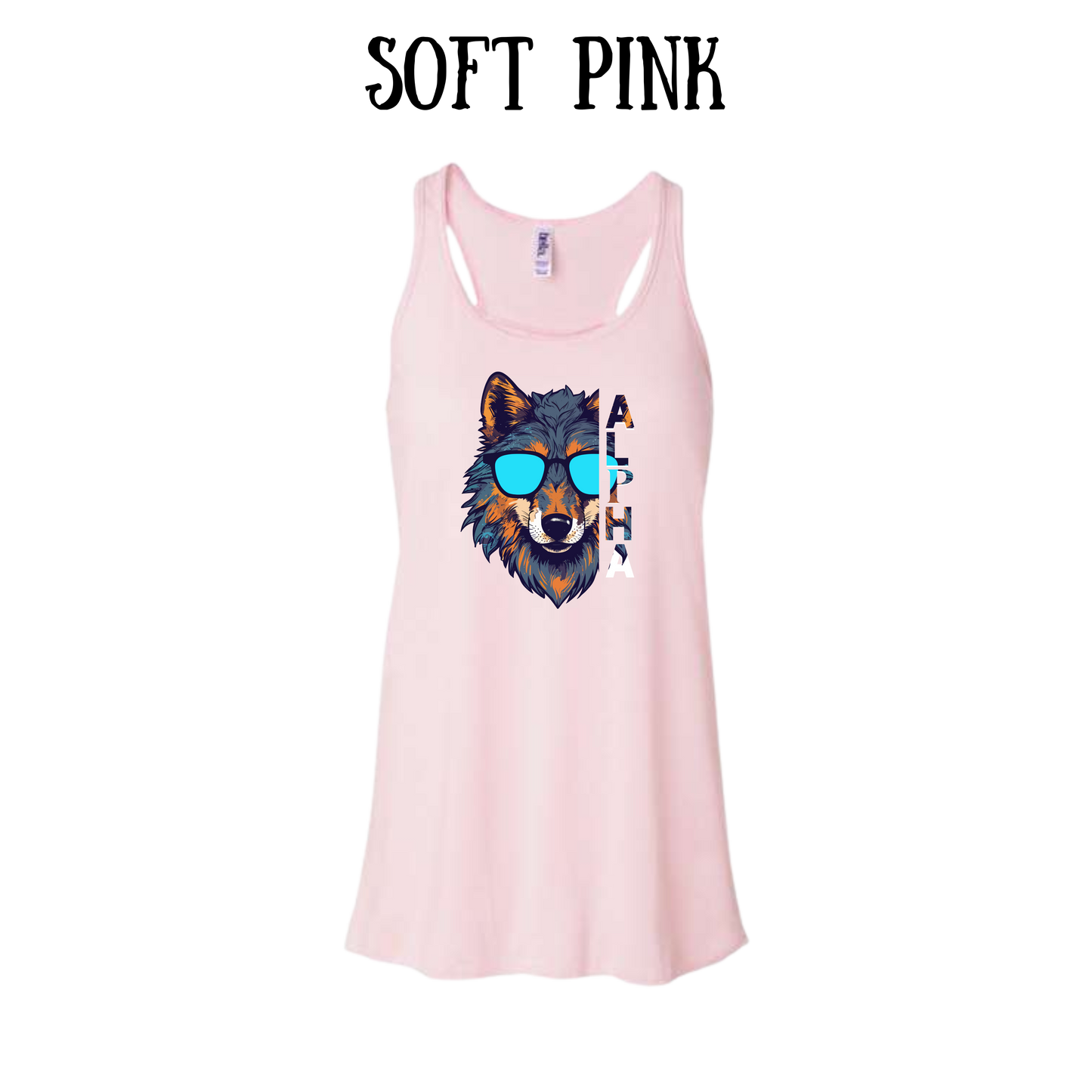 BP - Alpha - Women's Flowy Racerback Tank