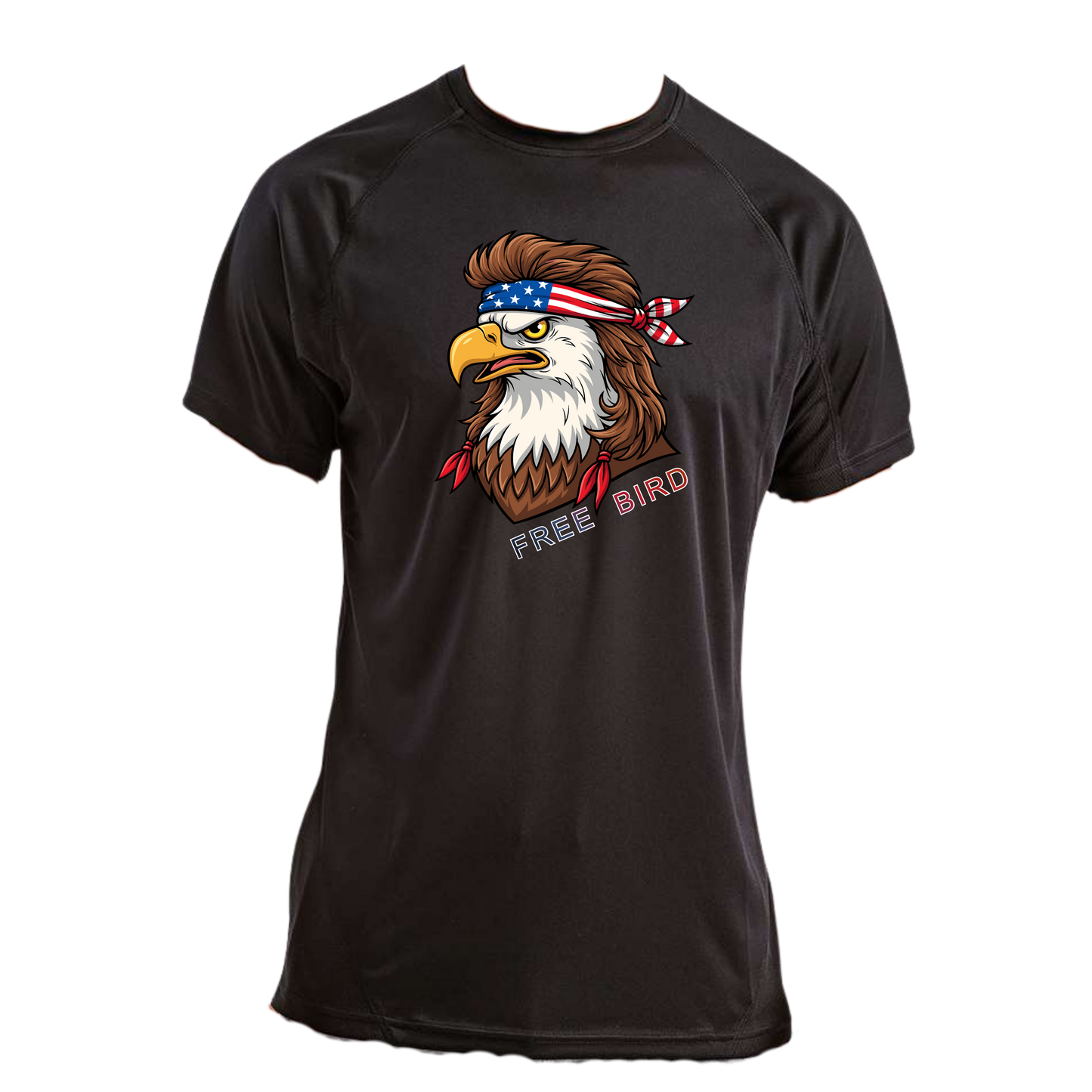 Rockin Free Bird - Unisex TriDri Tee - Assorted Colors