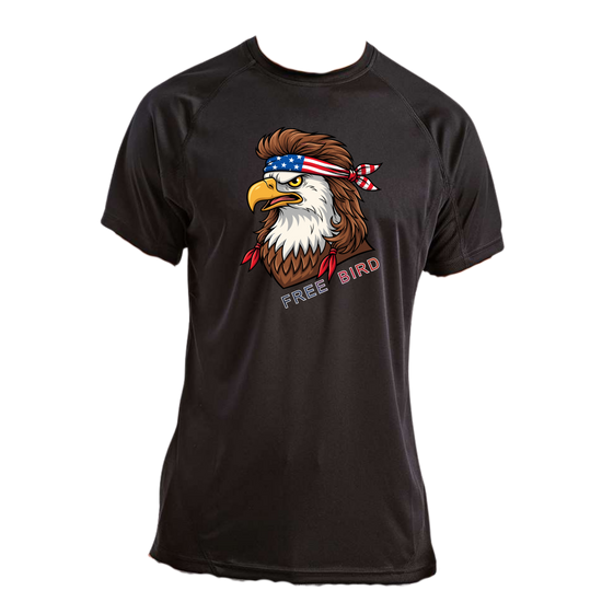 Rockin Free Bird - Unisex TriDri Tee - Assorted Colors