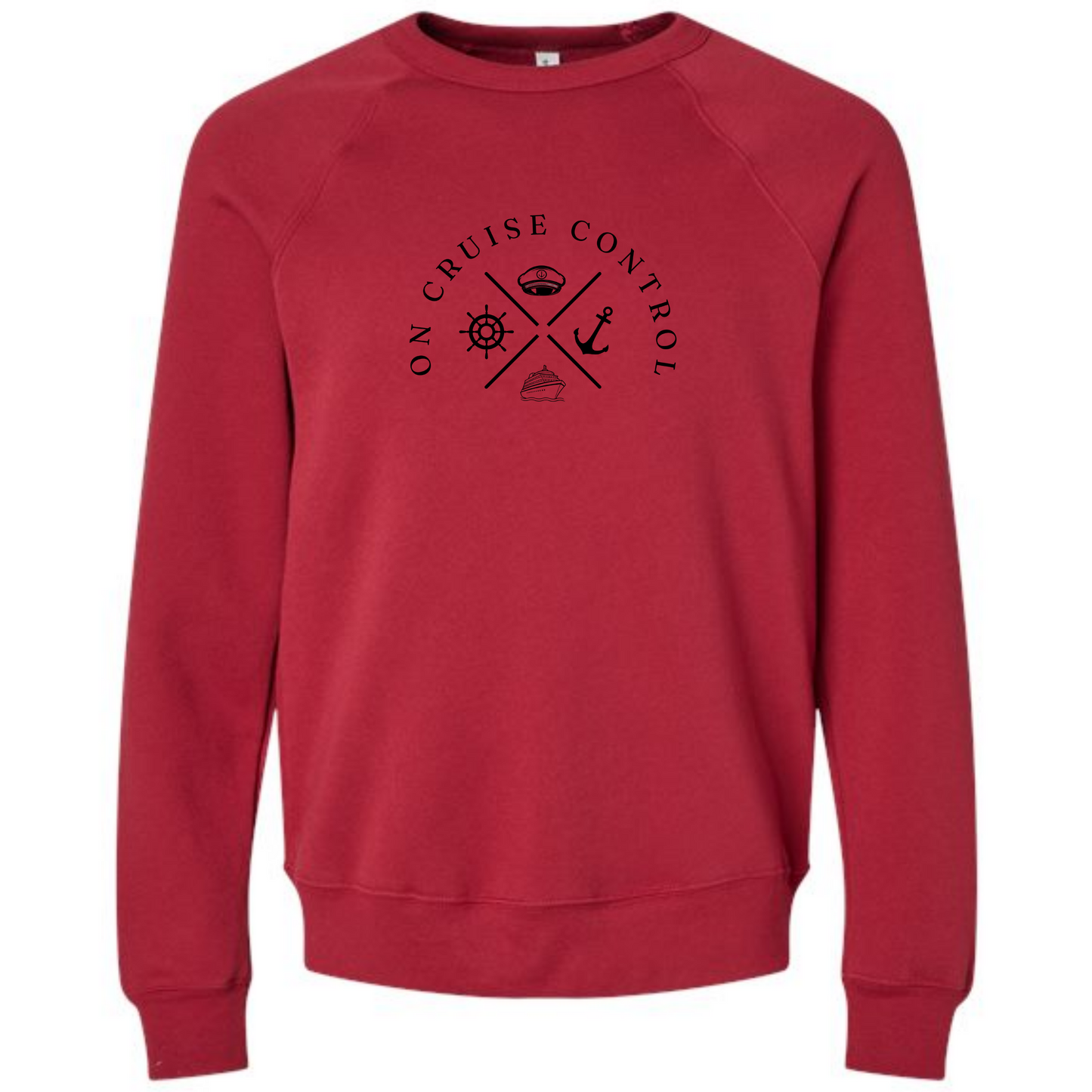 On Cruise Control - Sponge Fleece Raglan Sweatshirt - Assorted Colors