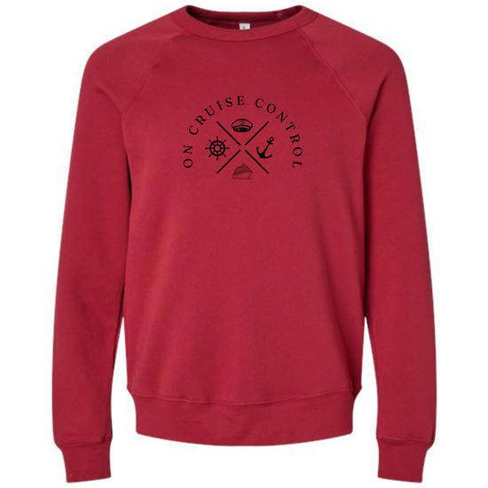 On Cruise Control - Sponge Fleece Raglan Sweatshirt - Assorted Colors