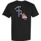 Loves Jesus & America too - Comfort Colors - Heavyweight Unisex Tee - Neutral Colors