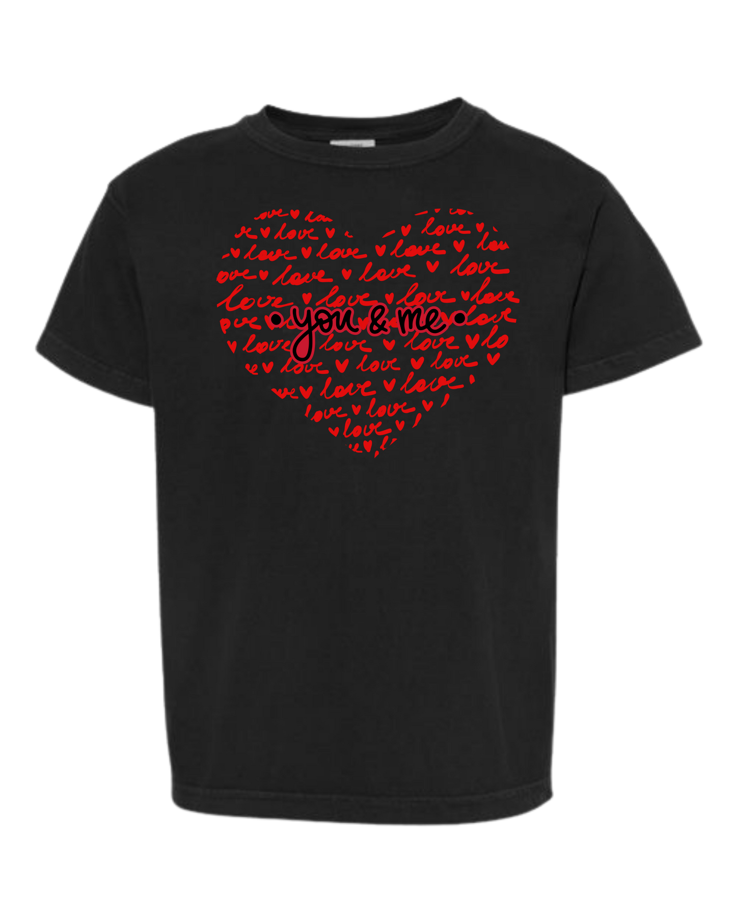 You & Me - Comfort Colors - Heavyweight Youth Tee - Neutral Colors & Blues