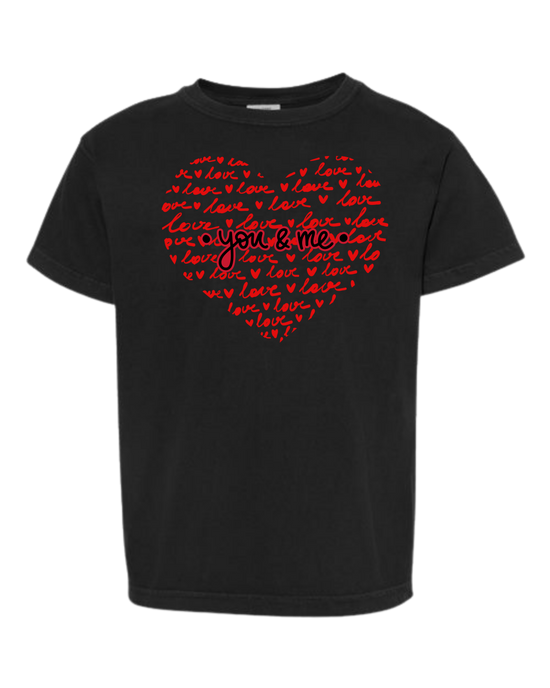 You & Me - Comfort Colors - Heavyweight Youth Tee - Neutral Colors & Blues