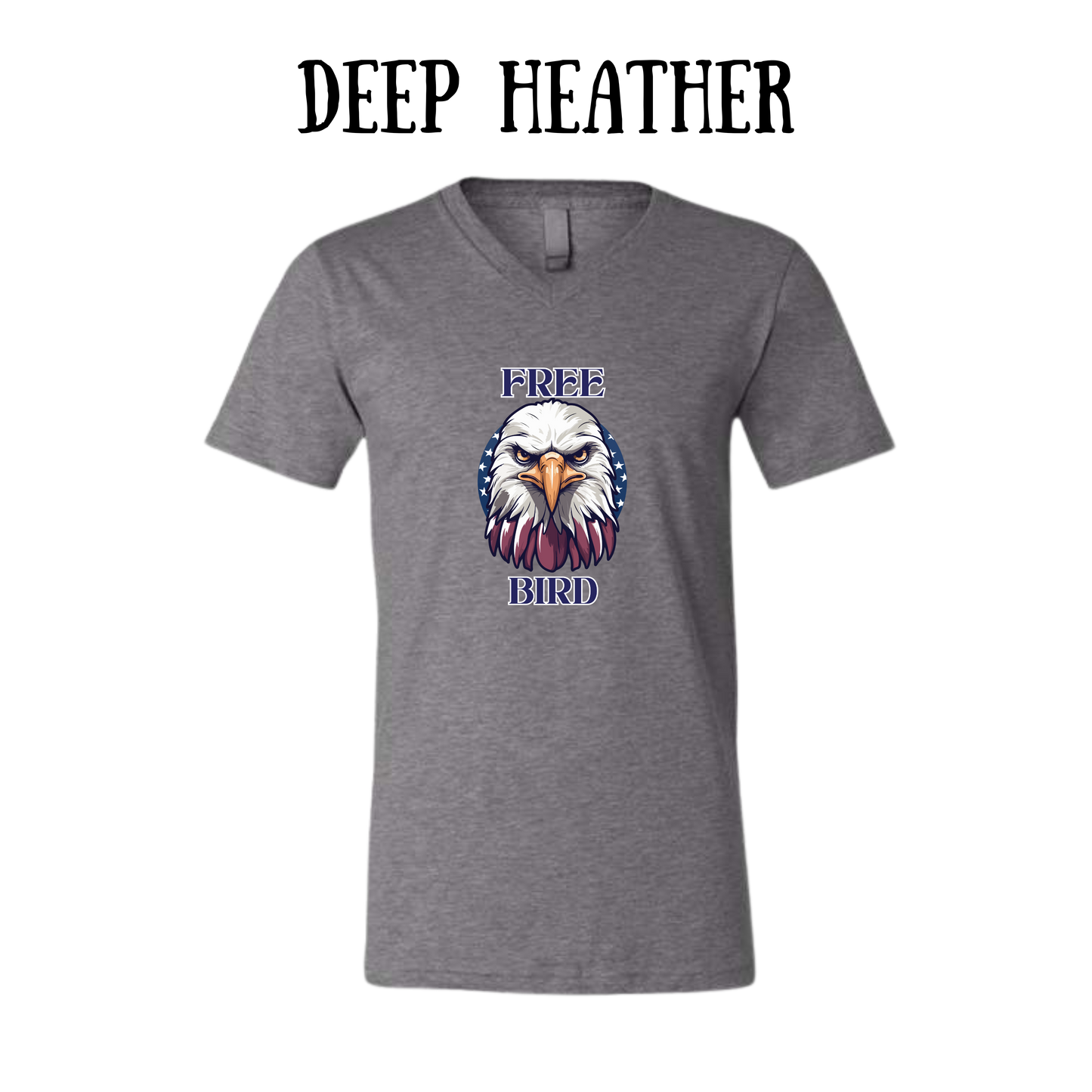 PP - Free Bird - Unisex V-Neck - Neutral Colors