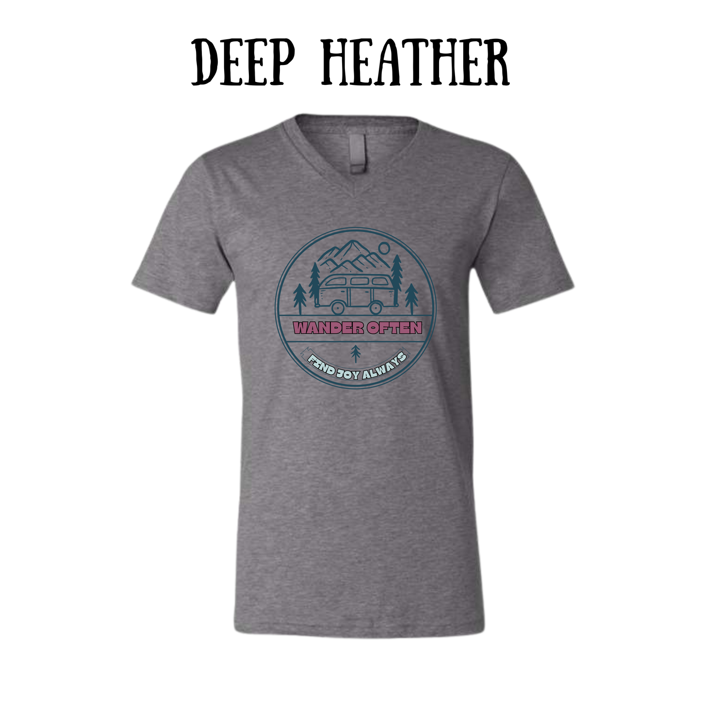 CP - Wander Often - Unisex V-Neck - Neutral Colors