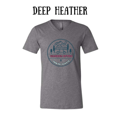 CP - Wander Often - Unisex V-Neck - Neutral Colors