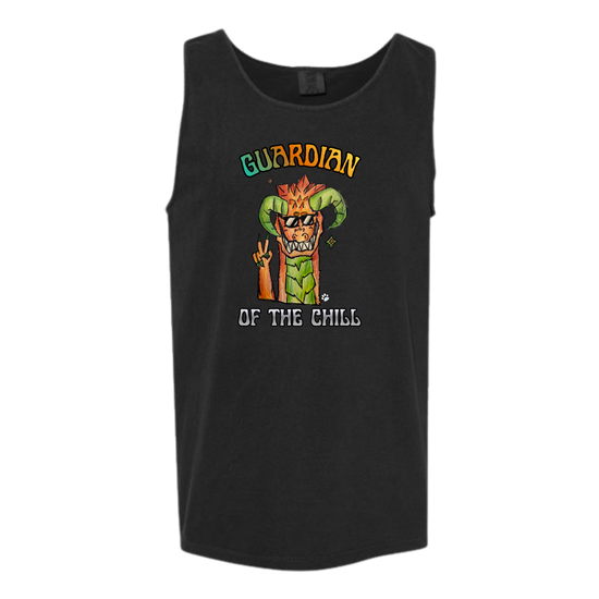 Guardian of The Chill - Comfort Colors - Unisex Tank - Neutral Colors & Blues