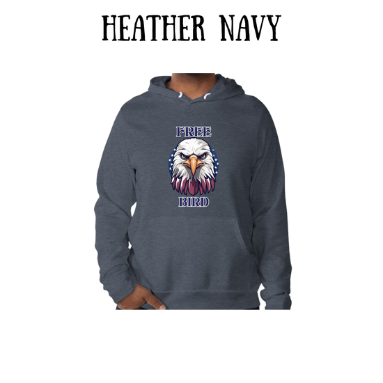 PP - Free Bird - Sponge Fleece Hoodie - Blues, Purples