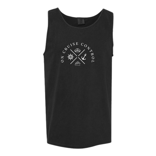 On Cruise Control - Comfort Colors - Unisex Tank - Neutral Colors & Blues