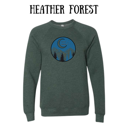 CP - Keep Shining - Sponge Fleece Raglan Sweatshirt - Greens, Neutrals