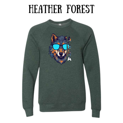 BP - Alpha - Sponge Fleece Raglan Sweatshirt - Greens, Neutrals