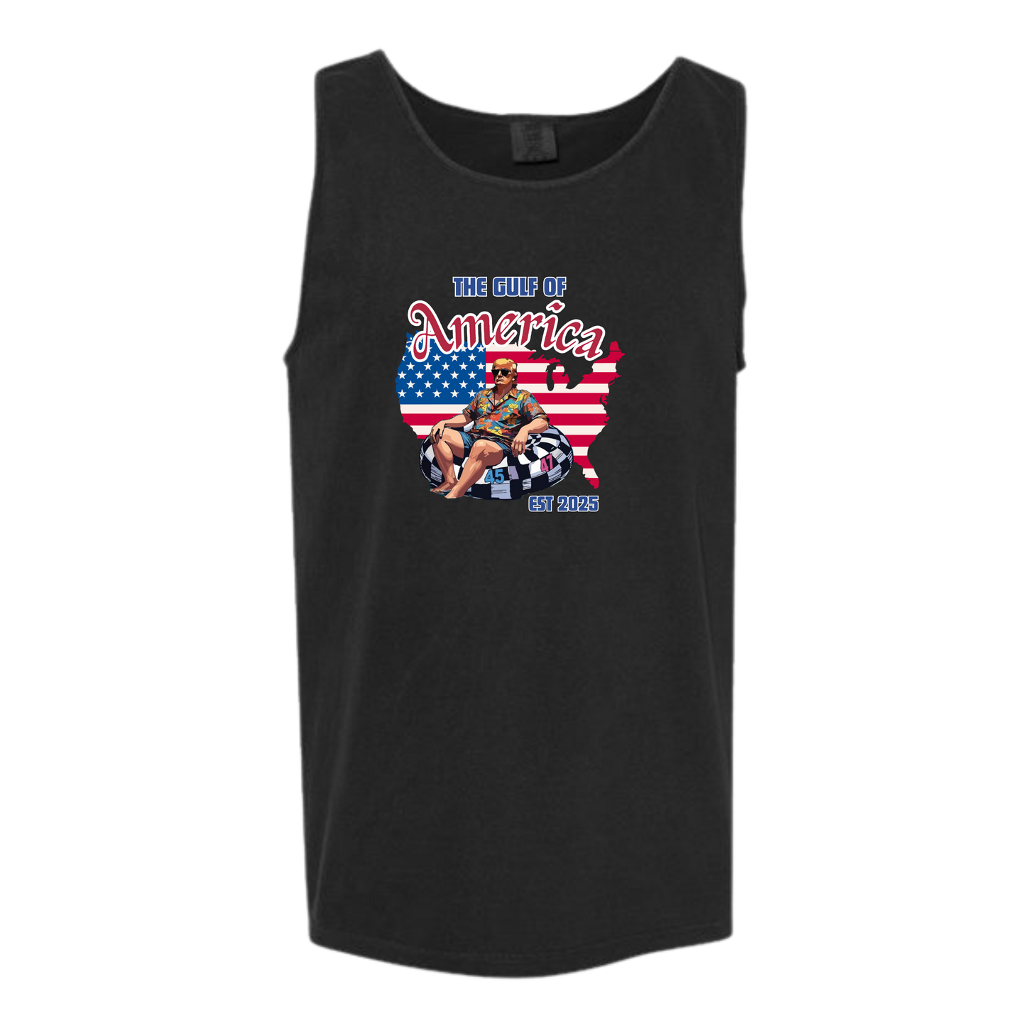 The Gulf of America - Comfort Colors - Unisex Tank - Neutral Colors & Blues