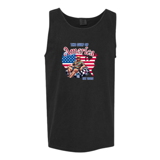The Gulf of America - Comfort Colors - Unisex Tank - Neutral Colors & Blues