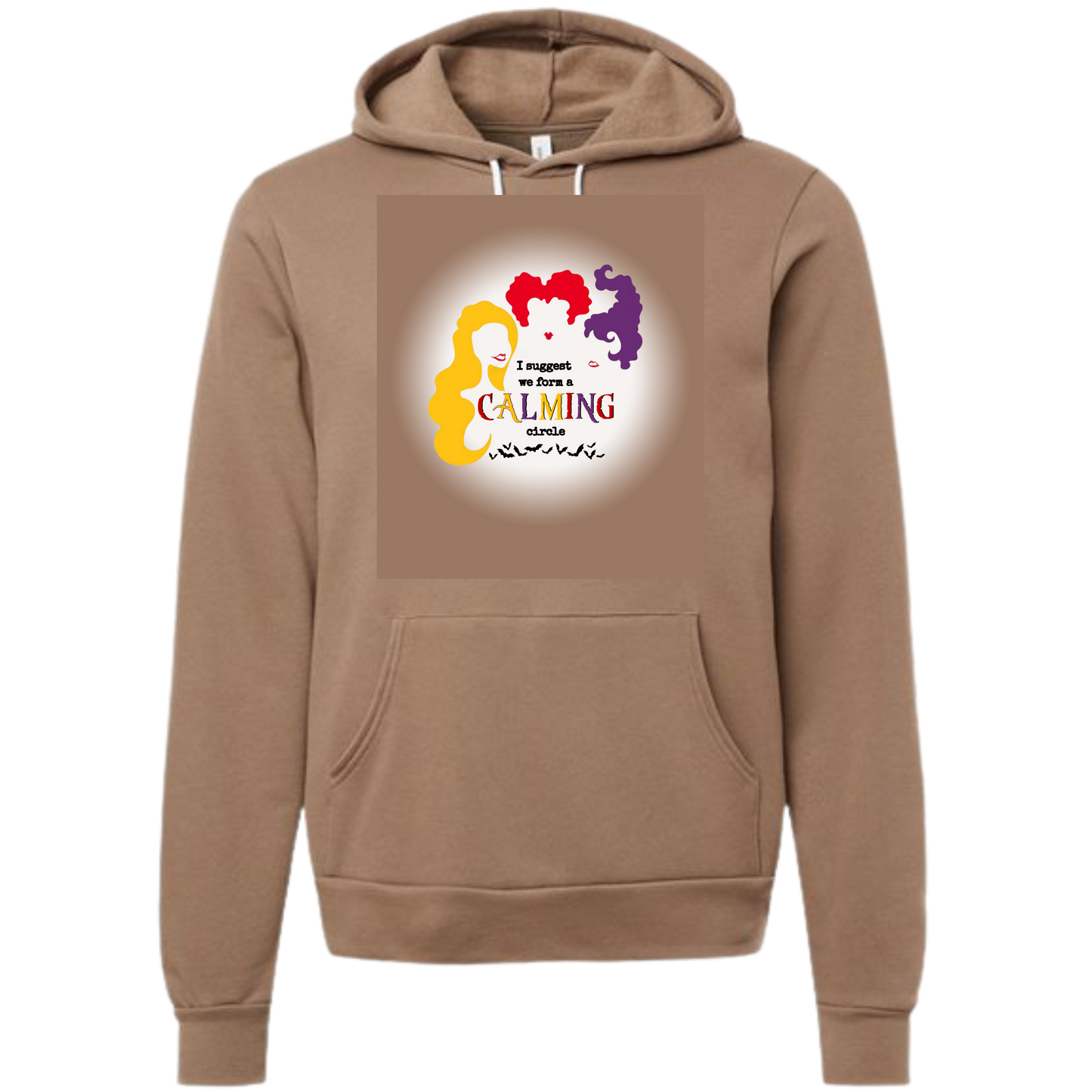 Calming Circle - Sponge Fleece Hoodie - Greens, Neutrals