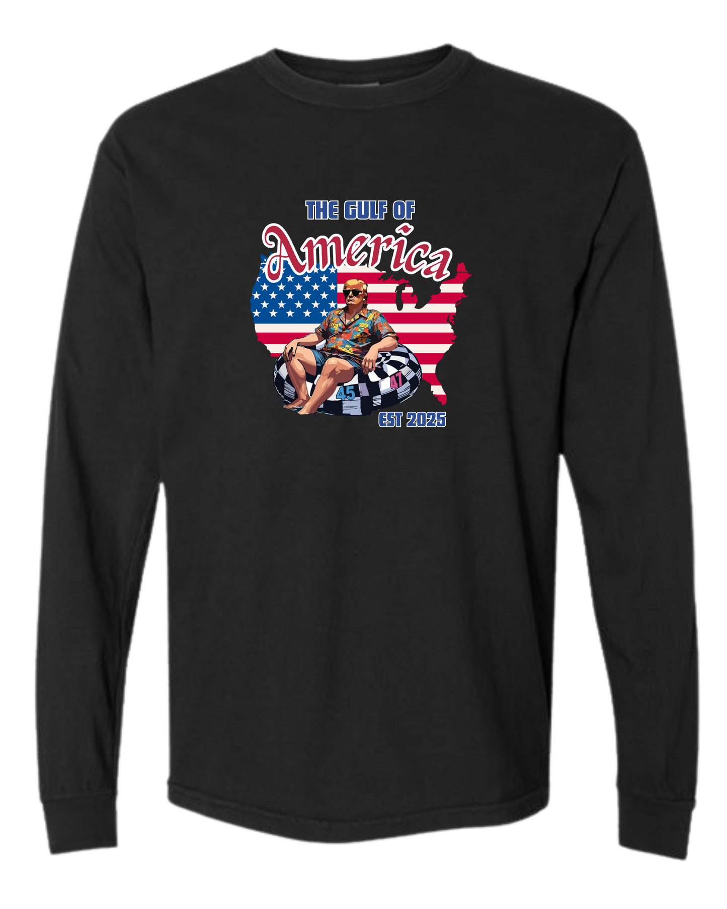 The Gulf of America - Comfort Colors - Heavyweight Long Sleeve Tee - Neutral Colors