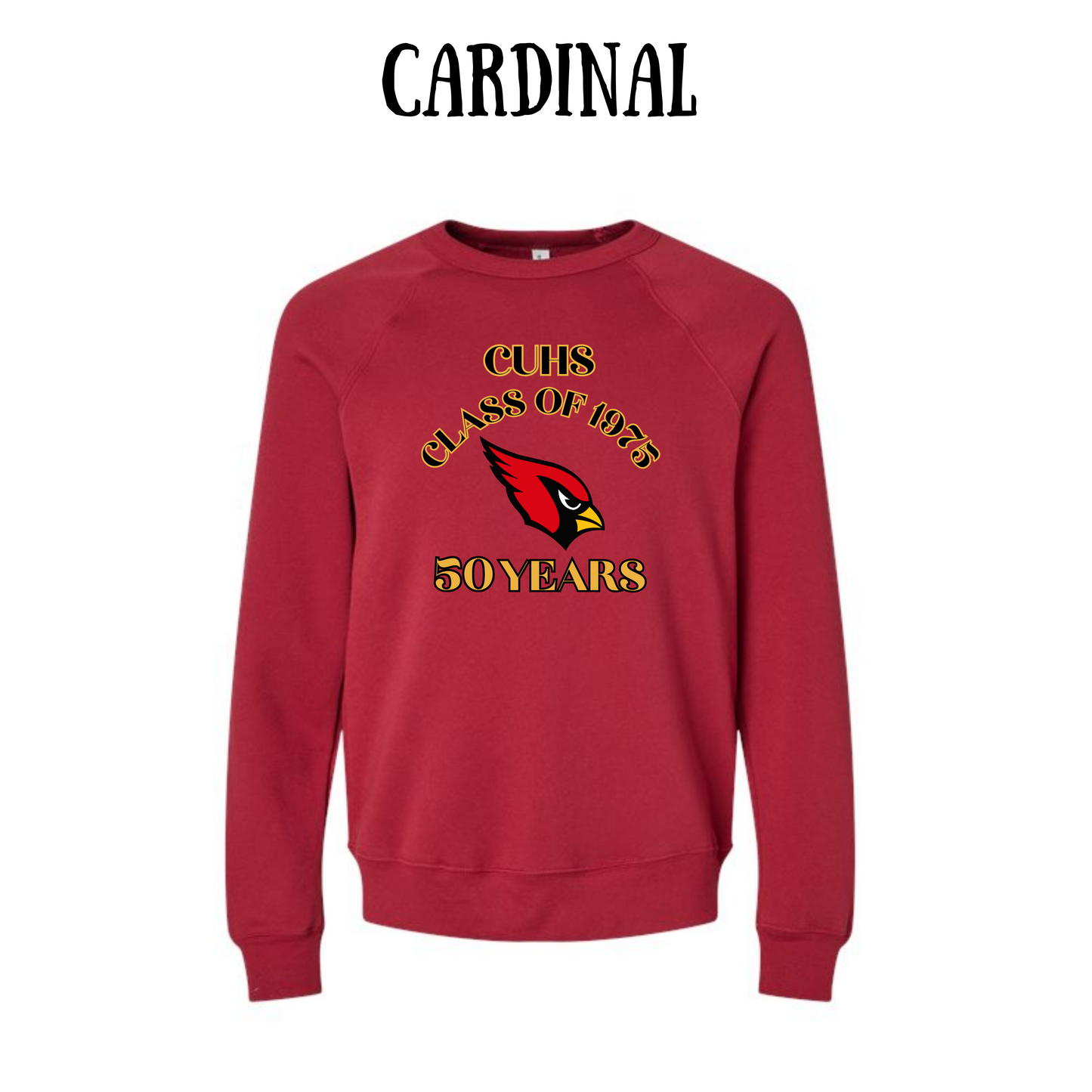 CUHS - Sponge Fleece Raglan Sweatshirt - Assorted Colors