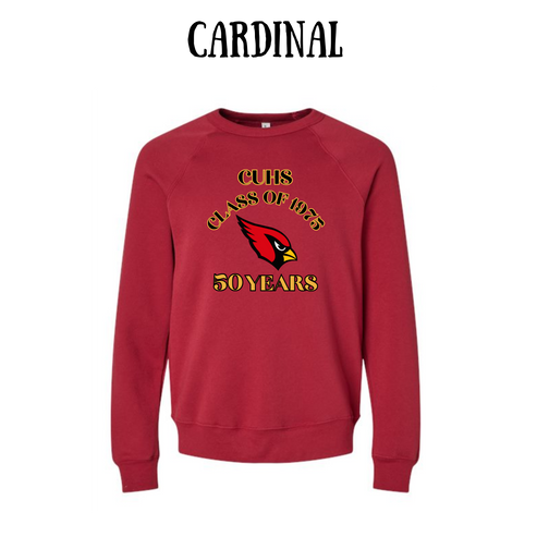 CUHS - Sponge Fleece Raglan Sweatshirt - Assorted Colors
