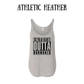 straight outta hormones - women's flowy tank