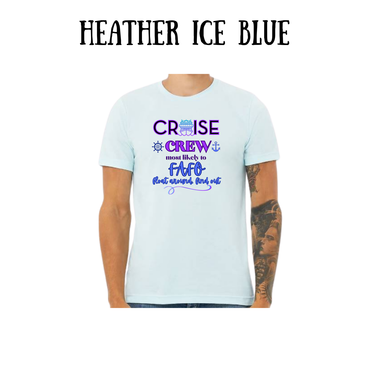 VP - Cruise Crew FAFO - Unisex Tee - Blues