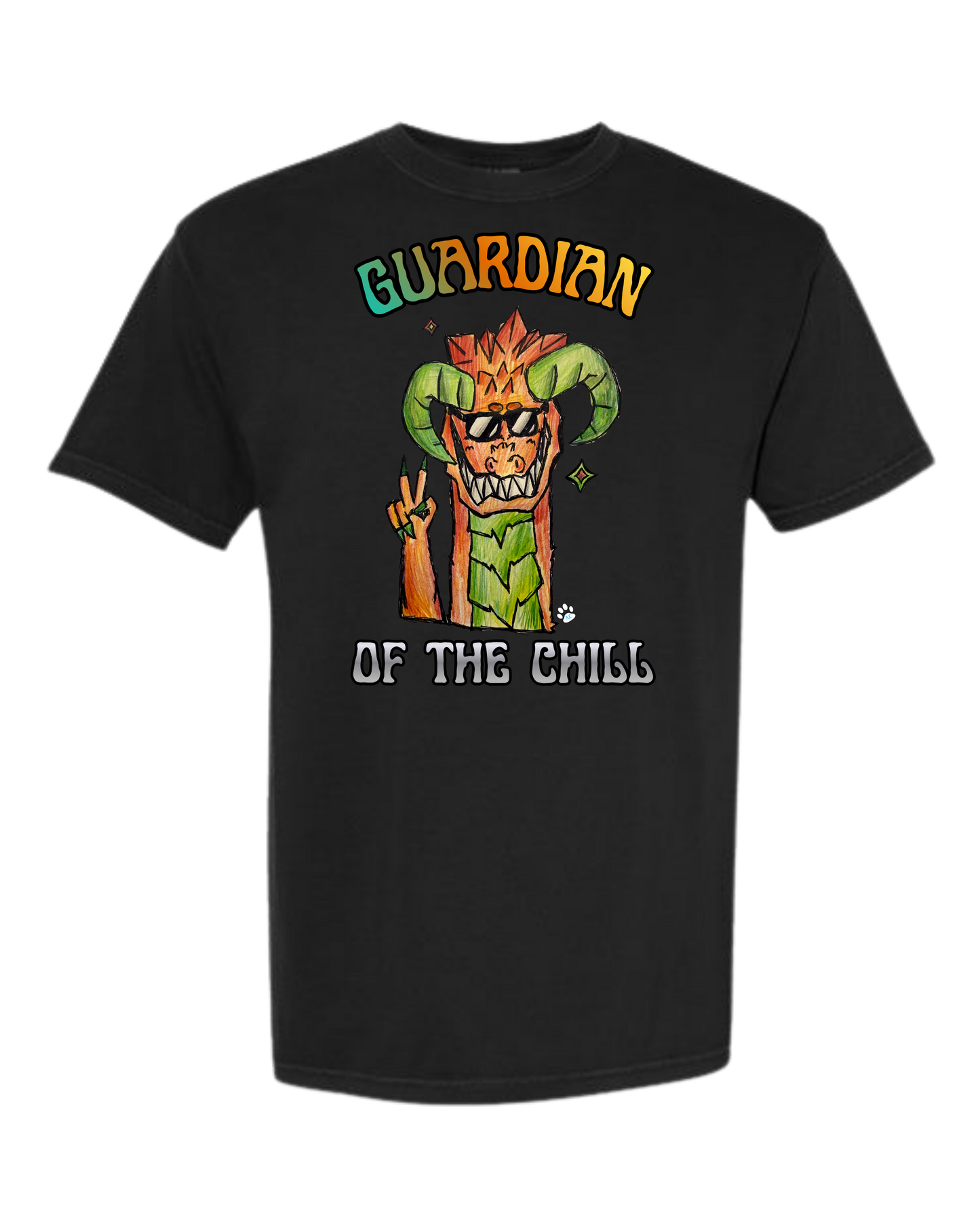 Guardian of The Chill - Comfort Colors - Heavyweight Unisex Tee - Neutral Colors