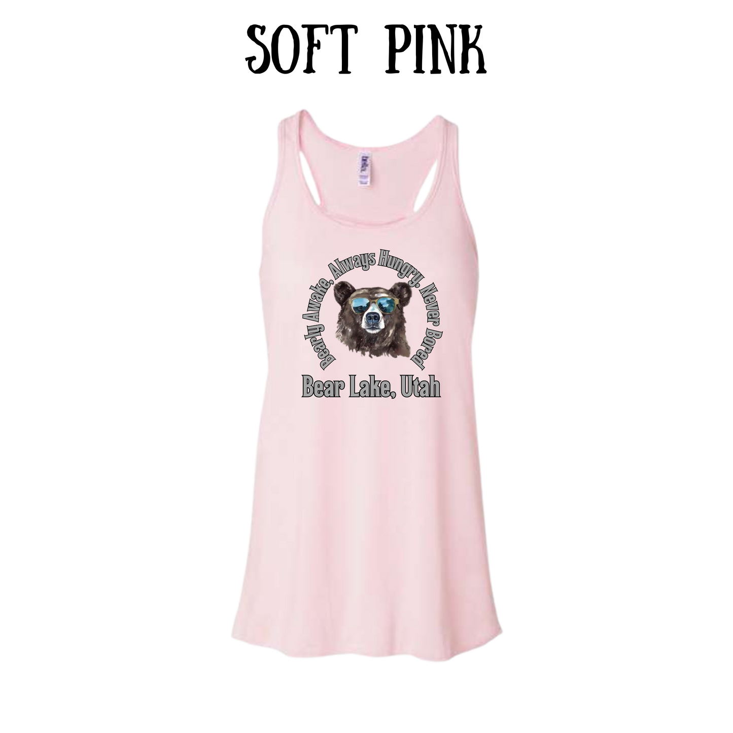 CP - Bear Lake Utah - Women's Flowy Racerback Tank