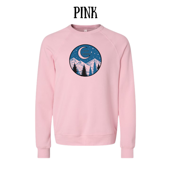 OP - Keep Shining - Sponge Fleece Raglan Sweatshirt - Assorted Colors