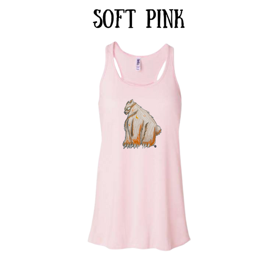 AC - Muscle Bear - Women's Flowy Racerback Tank