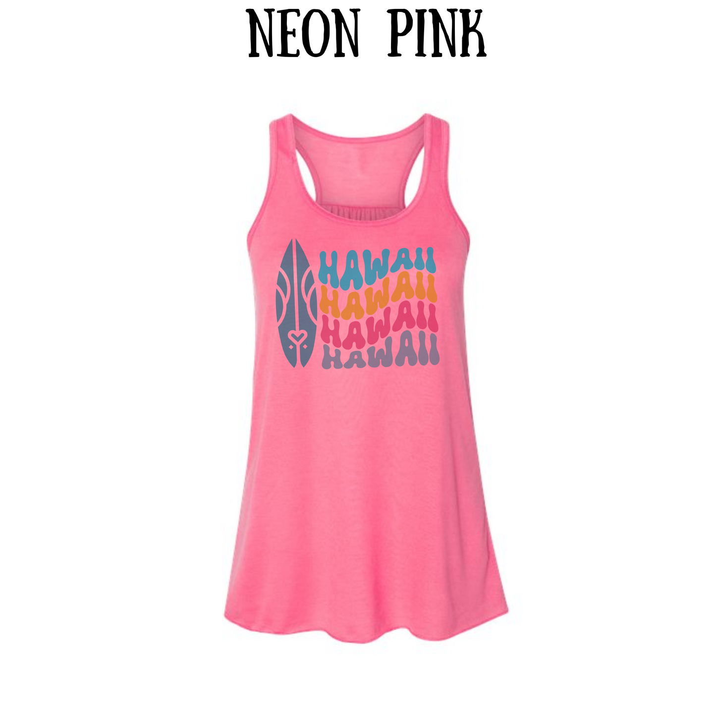 VP - Hawaii - Women's Flowy Racerback Tank