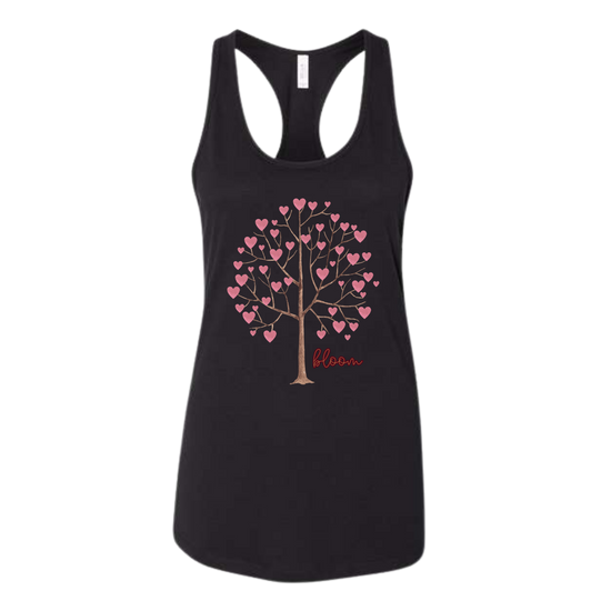 Bloom - Bella+Canvas - Women's Jersey Racerback Tank