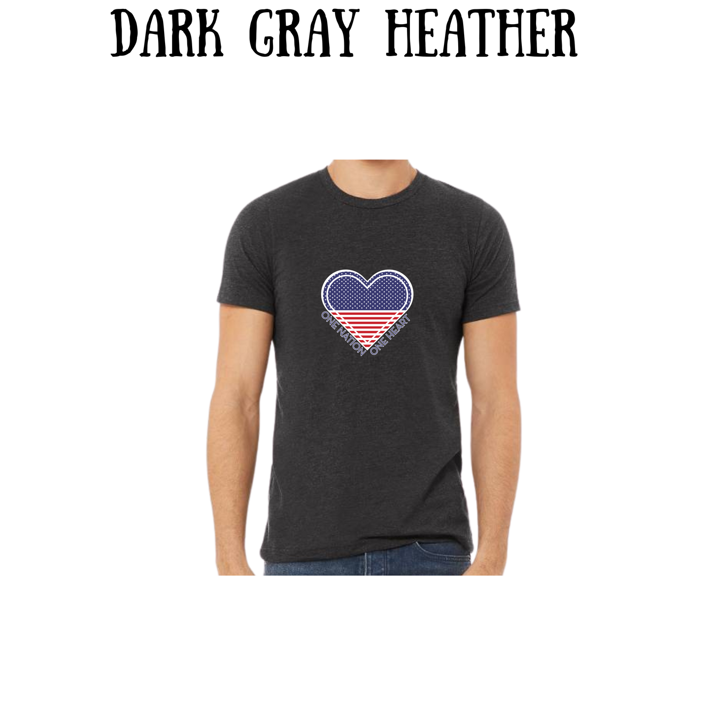 PP - One Nation One Heart - Unisex Tee - Pinks, Purples, Neutrals