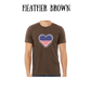 PP - One Nation One Heart - Unisex Tee - Yellows, Oranges, Reds